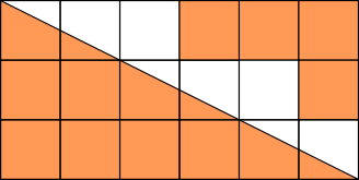 Bruchanteile Rechteck