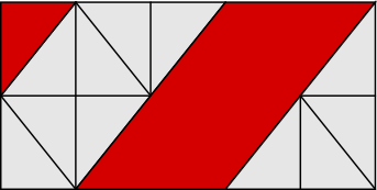 Bruchanteile Rechteck