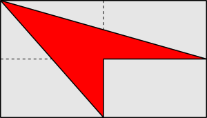 Bruchanteile Rechteck