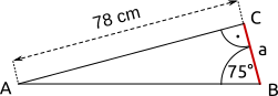 Dreieck, Tangens