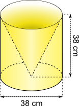 Kegel in Zylinder