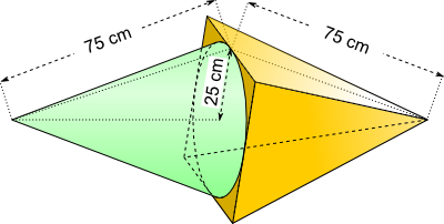 Kegel und Pyramide