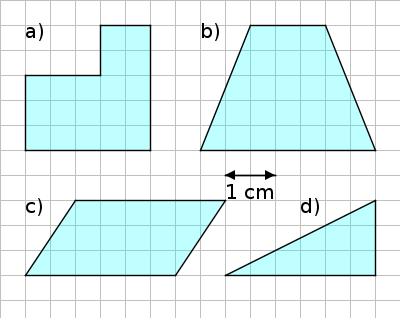 Grundflächen von Prismen